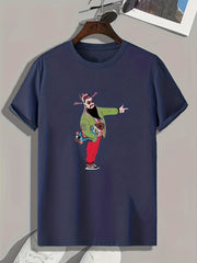 Ancient People Graphic Print Men's T-shirt for Summer