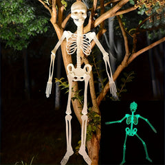 Large Skeleton Halloween Party Decoration 34-64 inch Luminous Outdoor Prop