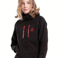 Women's Soft shell Fleece Winter Thermal Hooded Jacket