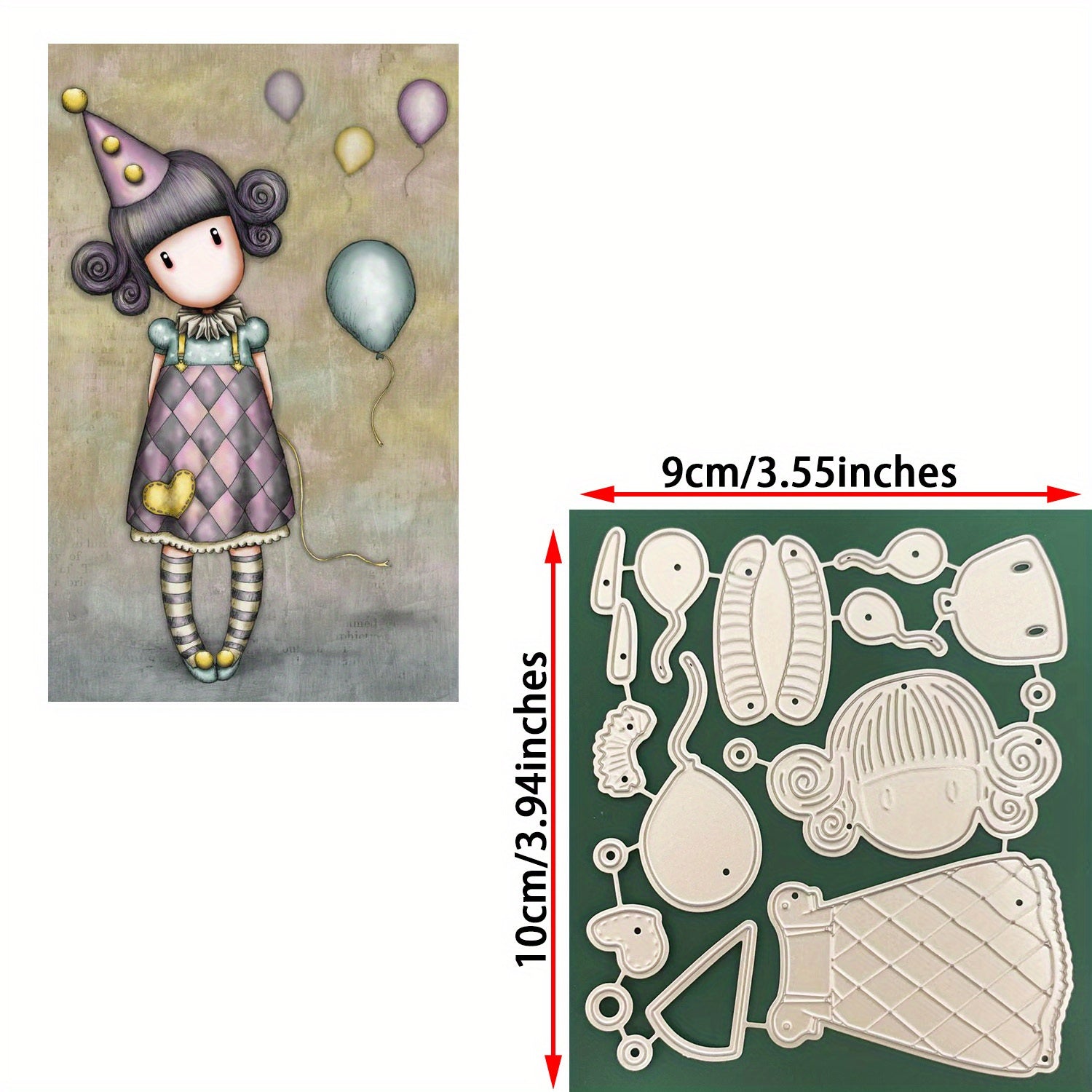 Creative Princess Girl Metal Cutting Dies for DIY Scrapbooking