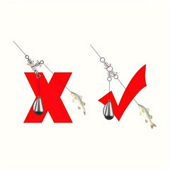 3pcs Quick Connect Fishing Tool High Strength Swivel Ball Bearing Swivel