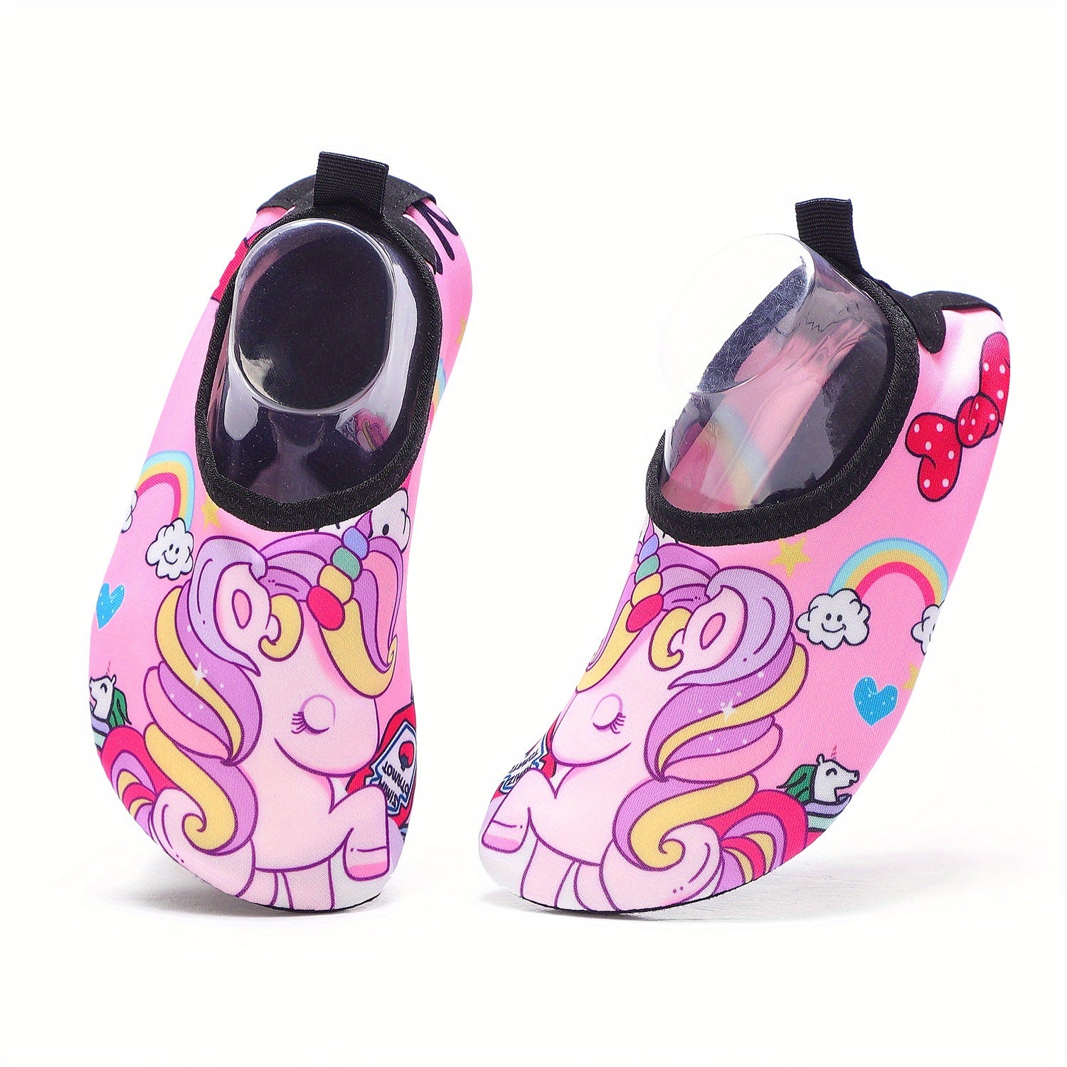 Girl's Rainbow Pony Water Shoes Non Slip Lightweight