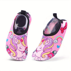 Girl's Rainbow Pony Water Shoes Non Slip Lightweight