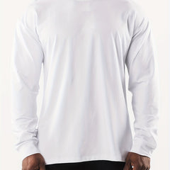 Men's Basic Long Sleeve T shirt Spring Autumn Loose Fit