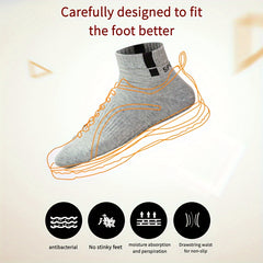 Men's Solid Crew Socks Soft Breathable Casual Socks for Outdoor Activities