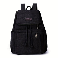 Large Capacity Canvas Backpack for Travel Lightweight Outdoor Camping Hiking