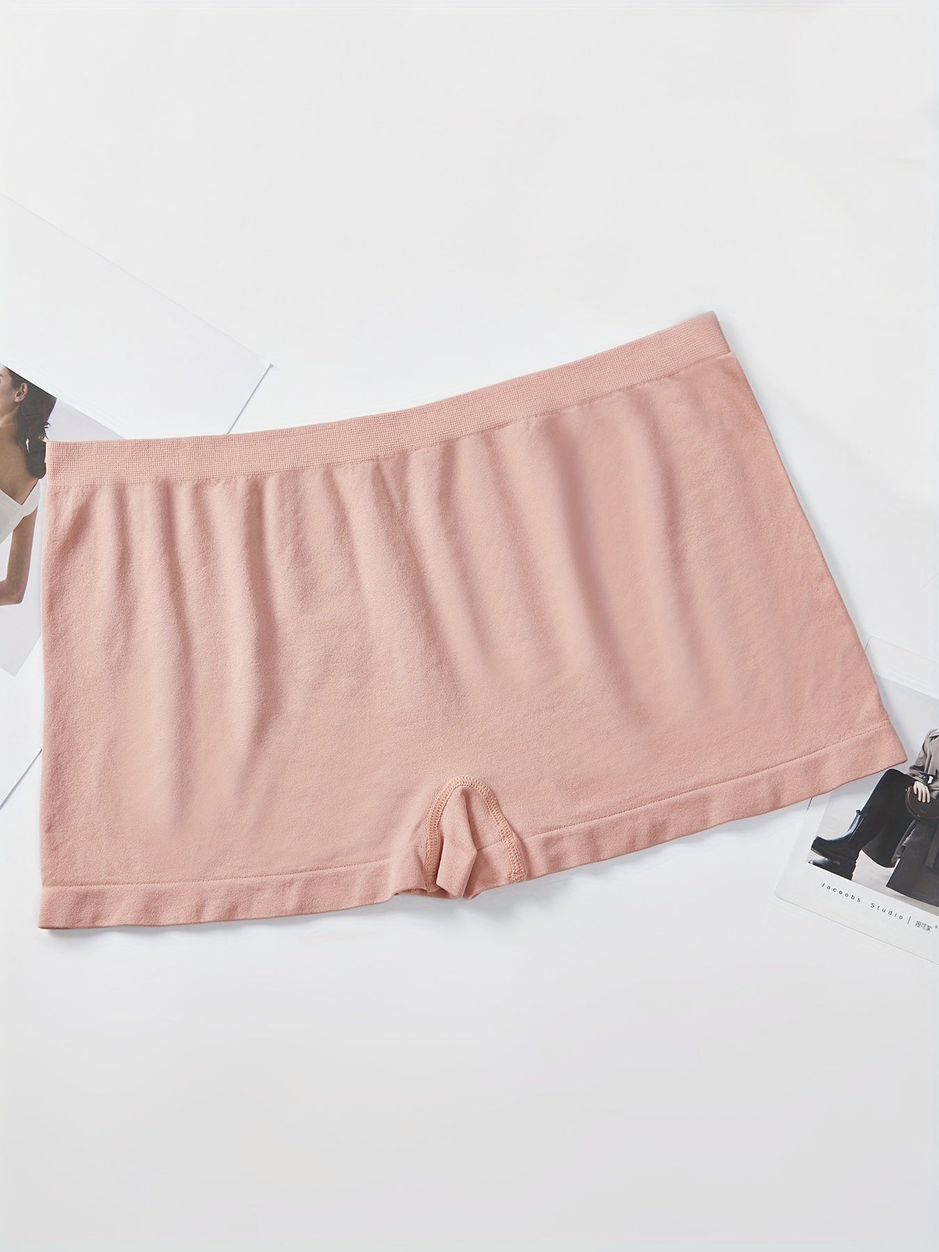 3 Pack Plus Size Seamless Boy Shorts Set