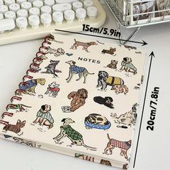A5 Little Animal Coil Book - Good looking Dog Notebook