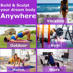 Purple 60lb Stretch Belt For Lifting Body Shaping