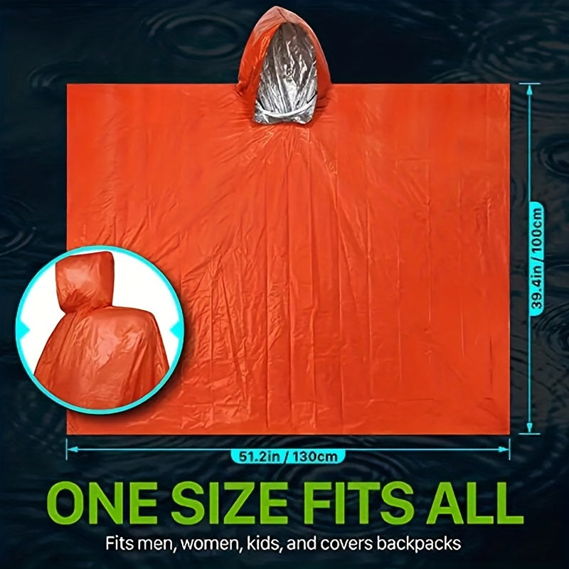 Waterproof Emergency Survival Raincoat
