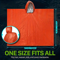 Waterproof Emergency Survival Raincoat
