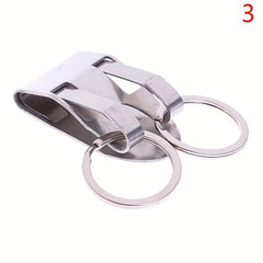 Stainless Steel Keychain Quick Release Key Snap Holder