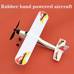 Rubber Band Powered Model Glider DIY Airplane