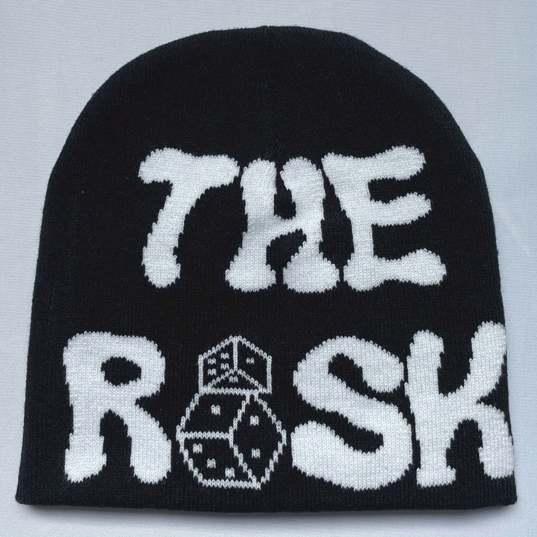 English Jacquard Knitted Hat Hip Hop Cap Warm Letter Cap