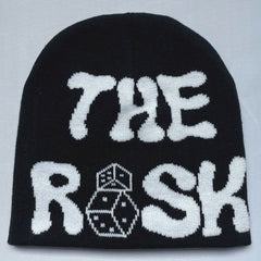English Jacquard Knitted Hat Hip Hop Cap Warm Letter Cap