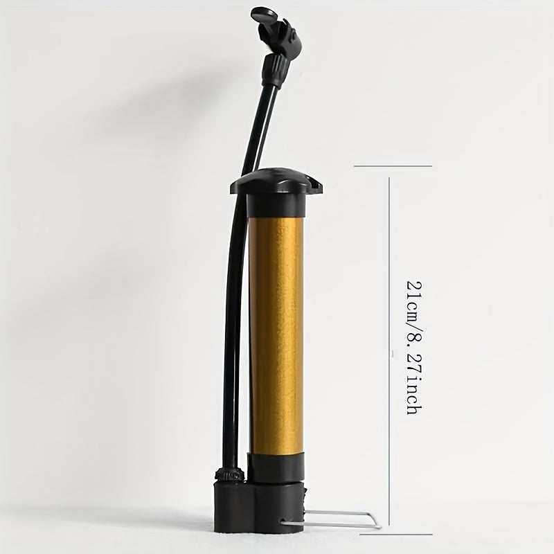Golden Basketball Pump Household Inflatable Pump Mini Portable Pump