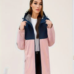 Women's Outdoor Sports Jacket Windproof Rainproof Hooded Jacket