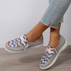 Women's Lace-up Loafers Lightweight Slip On Shoes