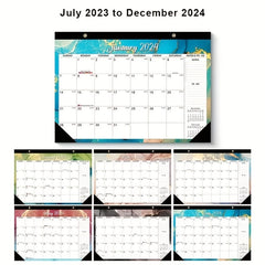 2023-2024 Wall & Desk Calendar July December