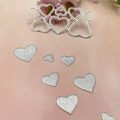 Love Heart Cutting Mold DIY Album Paper Card Scrapbook Decor Craft