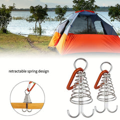 Stainless Steel Camping Tent Deck Nails Anchor for Tent Mounting
