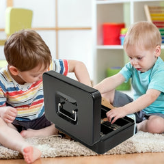 Portable Compact Safe for Children's Savings Coin Box