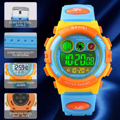 Kids Digital Sports Watch Led Waterproof Wristwatch