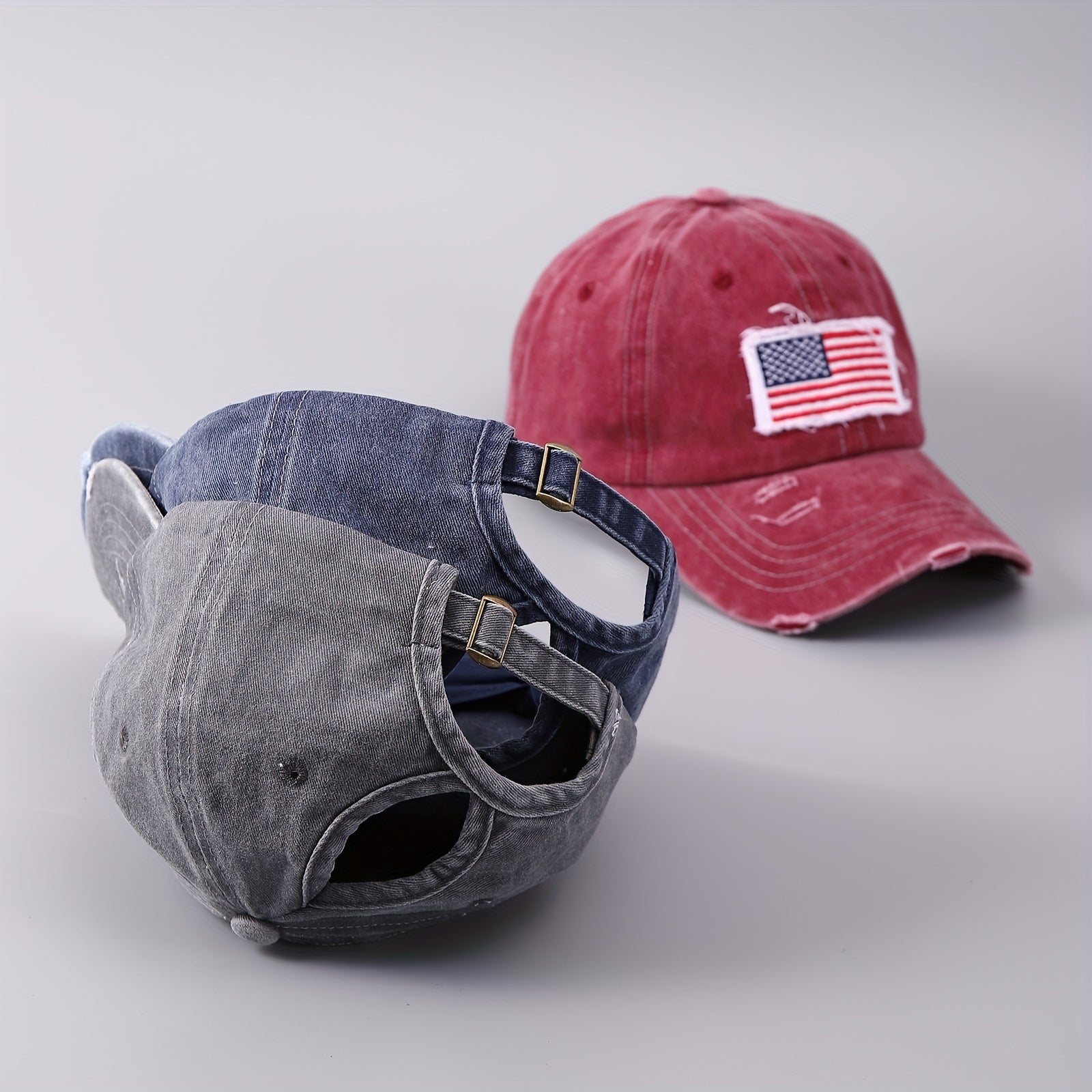 Embroidered NY Alphabet Flag Baseball Cap Curved Brim Sunshade Hat