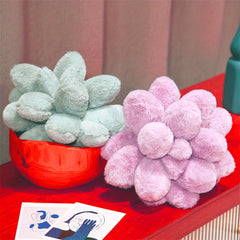 1pc Succulent Pillows Stuffed Plush, 3D Cactus Pillow for Home Decor