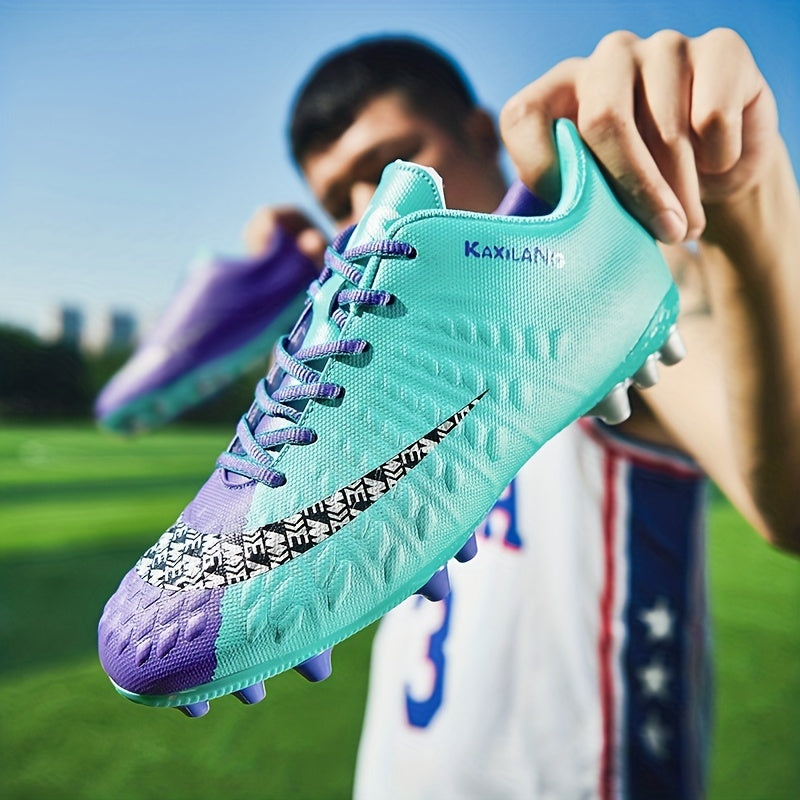 Spiked Soccer Cleats Anti Skid Breathable Lace Up for Training