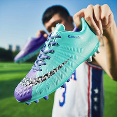 Spiked Soccer Cleats Anti Skid Breathable Lace Up for Training