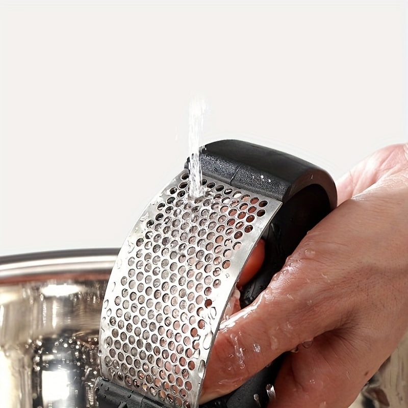 2pcs Garlic Press Stainless Steel Garlic Press Rocker Metal Garlic Mincer
