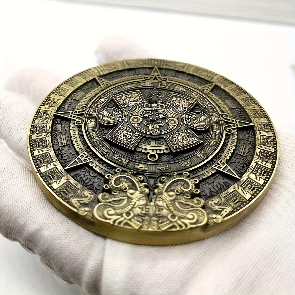 Metal Double Sided Carving Historical Cultural Elements
