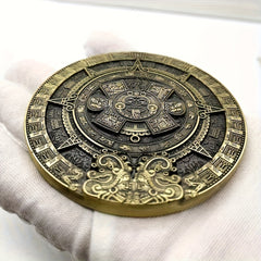 Metal Double Sided Carving Historical Cultural Elements