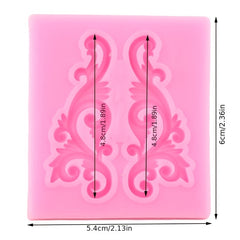 Embossed Lace Silicone Mold for Sugar Craft and Chocolate Fondant