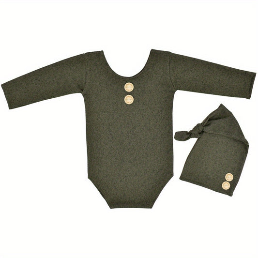 Newborn Photography Props Bodysuit Set