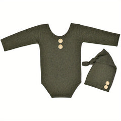 Newborn Photography Props Bodysuit Set