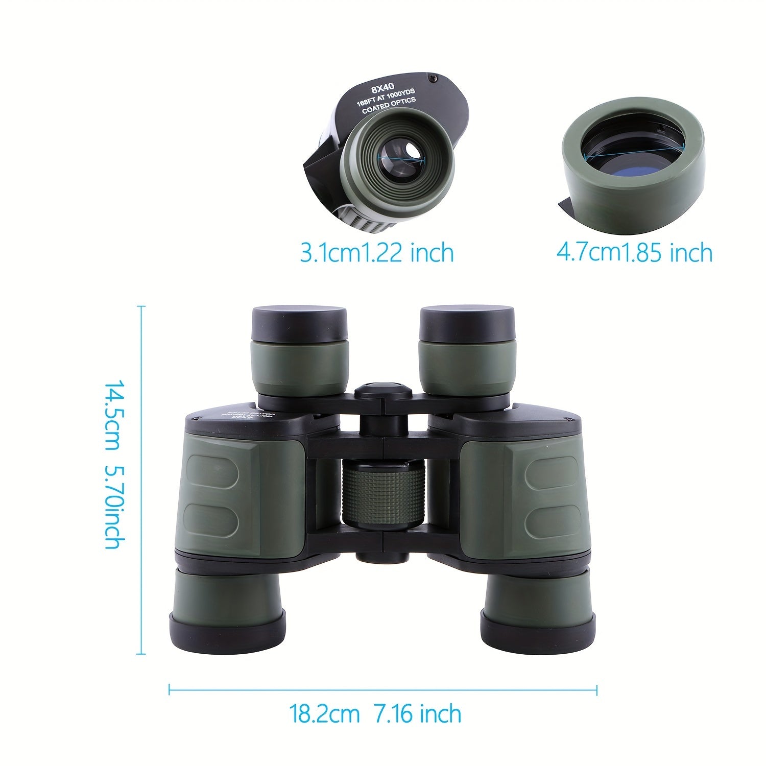 Waterproof Compact Binoculars Bird Watching Football Travel Stargazing