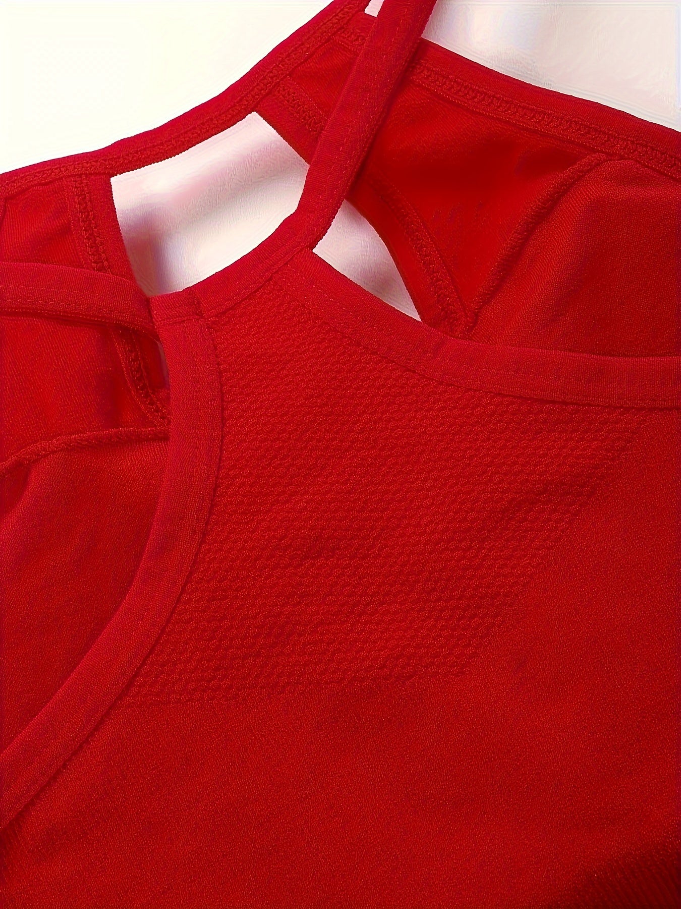 3pcs Hollow Sports Tank Top Comfortable Sports Bra Women's Activewear