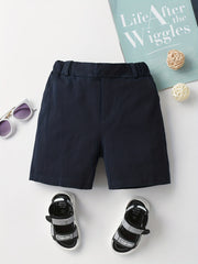 Toddler Boys Pocket Elastic Waist Casual Shorts Kids Summer Clothes
