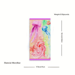 Marine Animals Absorbent Beach Towel for Beach Pool Party Holiday