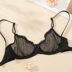 Sexy Geo Lace Balconette Bra