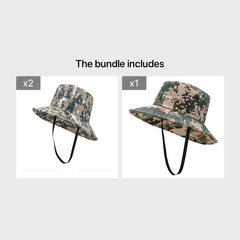 Men's Outdoor Fishing Sunshade Camo Fisherman Hat
