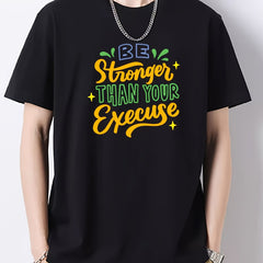 Men's Colorful Art Print Slim Fit T-shirt for Spring Summer