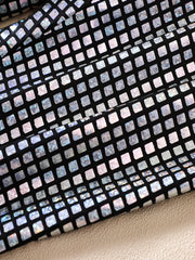 Girls' Stretch Leggings - Graffiti & Plaid Print