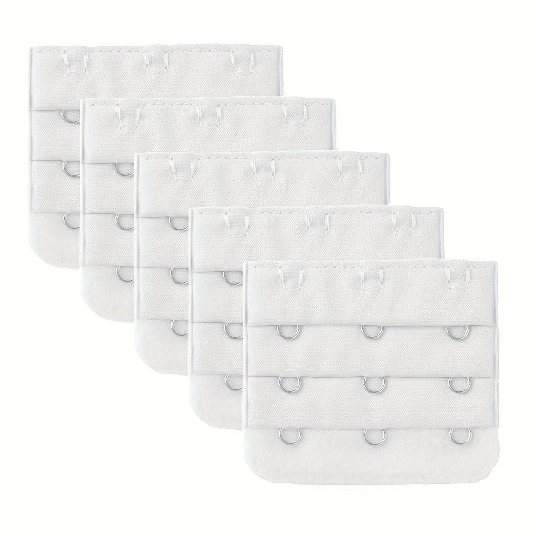 5pcs Adjustable Elastic Bra Extenders for Women's Lingerie