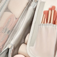 Portable Makeup Bag with Handle for Travel Toiletries Makeup Supplies