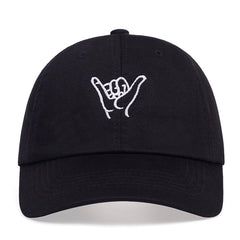 Men's Finger Embroidered Baseball Cap