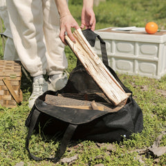 Durable Firewood Storage Bag for Camping Indoor Outdoor Use