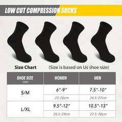 3 Pairs Copper Compression Socks 15 20mmHg Anti Blister Boost Circulation